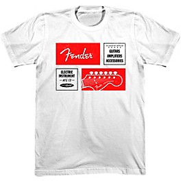 Fender 1946 Box T-Shirt Medium White Fender 1946 Box T-Shirt Large White