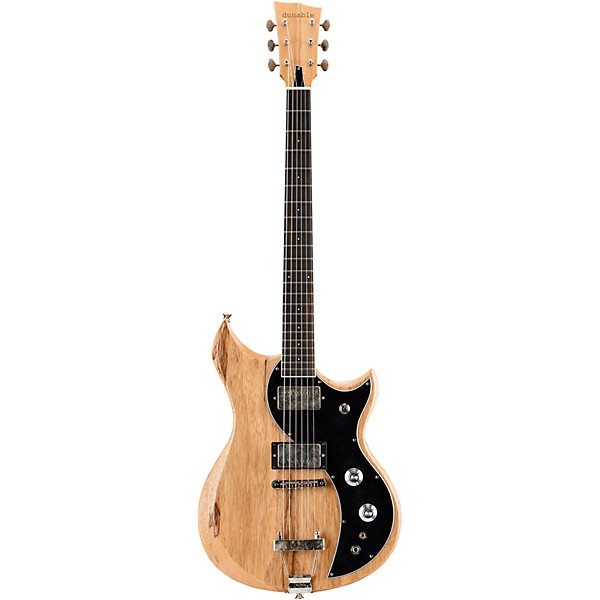 Dunable Guitars Cyclops Electric Guitar Black Limba Natural