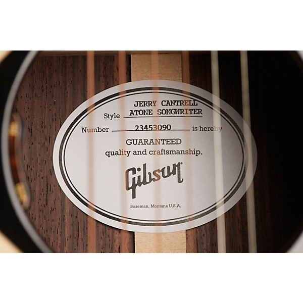 Gibson Jerry Cantrell Atone Songwriter Acoustic-Electric Guitar Ebony