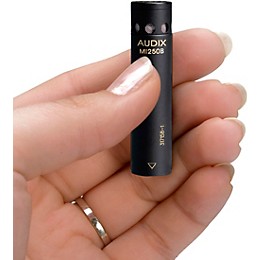 Audix M1250BO Miniature Omnidirectional Condenser Microphone Black