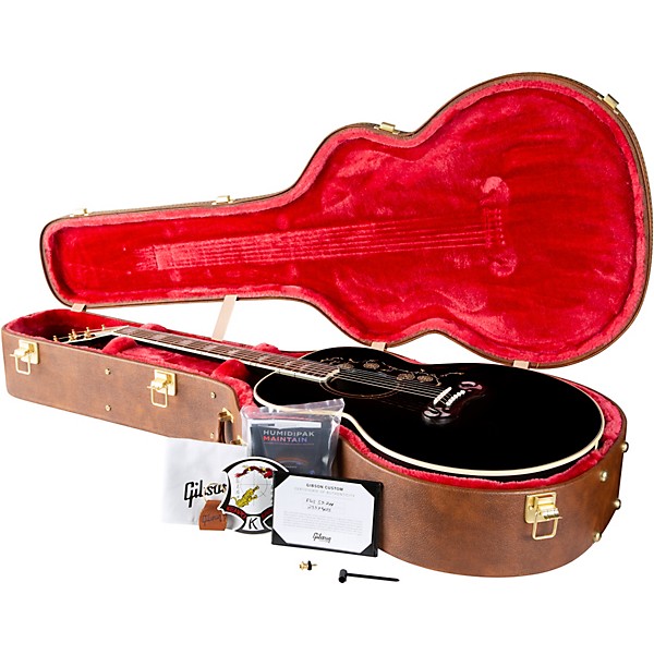 Platinum Gibson Custom Elvis SJ-200 Acoustic-Electric Guitar