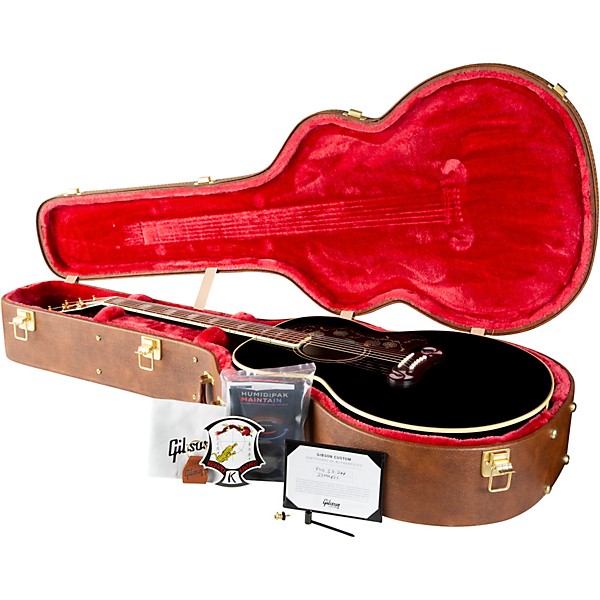 Platinum Gibson Custom Elvis SJ-200 Acoustic-Electric Guitar