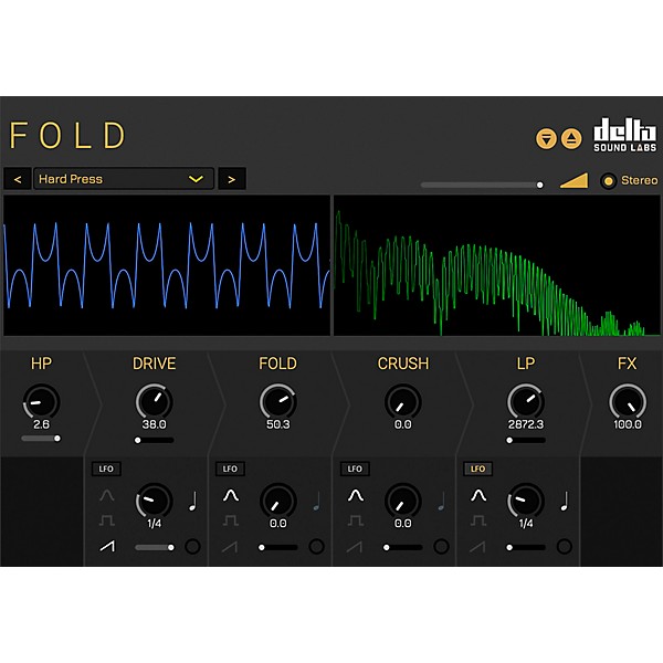 Delta Sound Labs Fold - Distortion Synthesis Plug-in