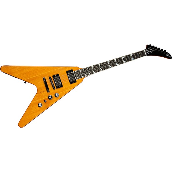 Gibson Dave Mustaine Flying V EXP Electric Guitar Antique Natural
