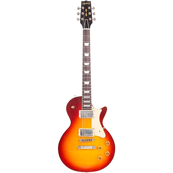 Heritage Custom Shop Core Collection H-150 Plain Top Electric Guitar Artisan Aged Dark Cherry Sunburst