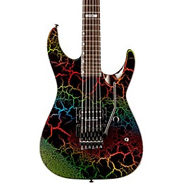 ESP LTD M1 CUSTOM '87 Electric Guitar Rainbow Crackle