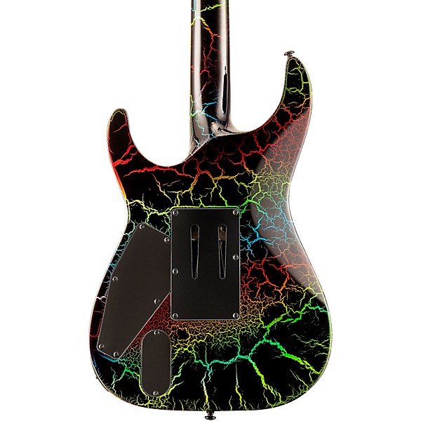 ESP LTD M1 CUSTOM '87 Electric Guitar Rainbow Crackle