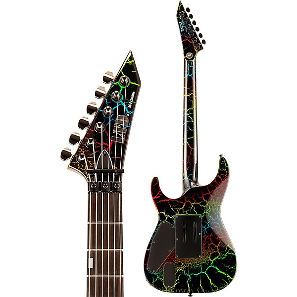 ESP LTD M1 CUSTOM '87 Electric Guitar Rainbow Crackle