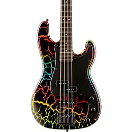 ESP LTD SURVEYOR '87 Electric Bass Rainbow Crackle