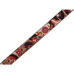 Levy's MPD2-123 Polyester Guitar Strap Japanese Traditional Dragon
