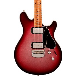 Ernie Ball Music Man Valentine Tremolo Electri... Ernie Ball Music Man Valentine Tremolo Electric Guitar Maroon Sparkle Burst