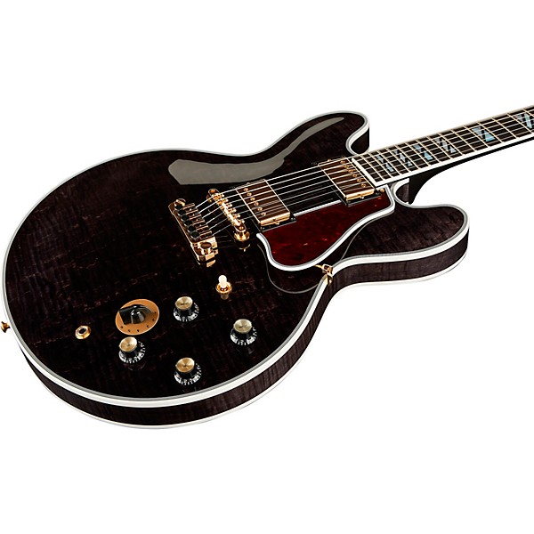 Gibson Custom B.B. King Lucille Legacy Semi-Hollow Electric Guitar Transparent Ebony