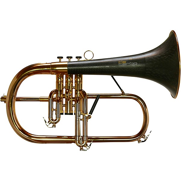 daCarbo Professional Series Flugelhorn with Carbon Fiber Bell Gold Lacquer