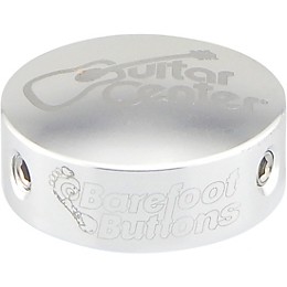 Barefoot Buttons V1 Guitar Center Standard Footswitch Cap Silver