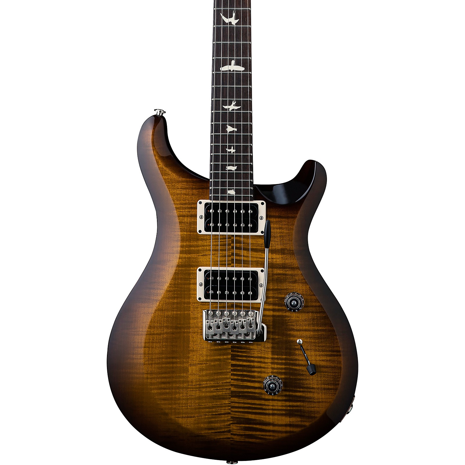 PRS S2 Custom 24 Electric Guitar Black Amber | Guitar Center