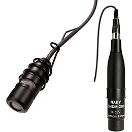 Nady OHCM-200-2, Two pack of Nady OHCM-200 Overhead Hanging Condenser Microphone - Captures overhead signals, 20' long attached cable