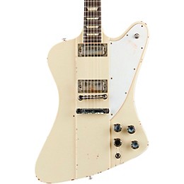 Gibson Custom Johnny Winter 1964 Firebird V Electric Guitar Polaris White