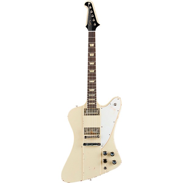 Gibson Custom Johnny Winter 1964 Firebird V Electric Guitar Polaris White