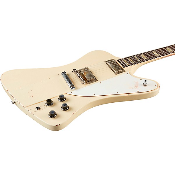 Gibson Custom Johnny Winter 1964 Firebird V Electric Guitar Polaris White