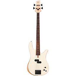 Fodera Monarch 4 Standard Indian Black Hardware 4-String Electric Bass Electric Bass Ivorywood