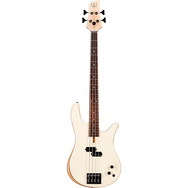 Fodera Monarch 4 Standard Indian Black Hardware 4-String Electric Bass Electric Bass Ivorywood