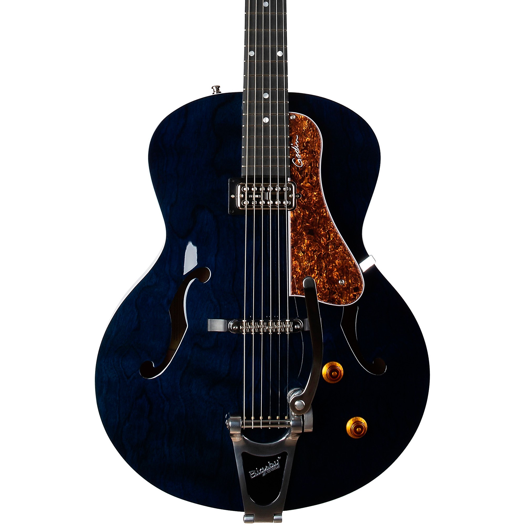 Godin 5th Avenue Night Club Hollow Body Electric Guitar Indigo