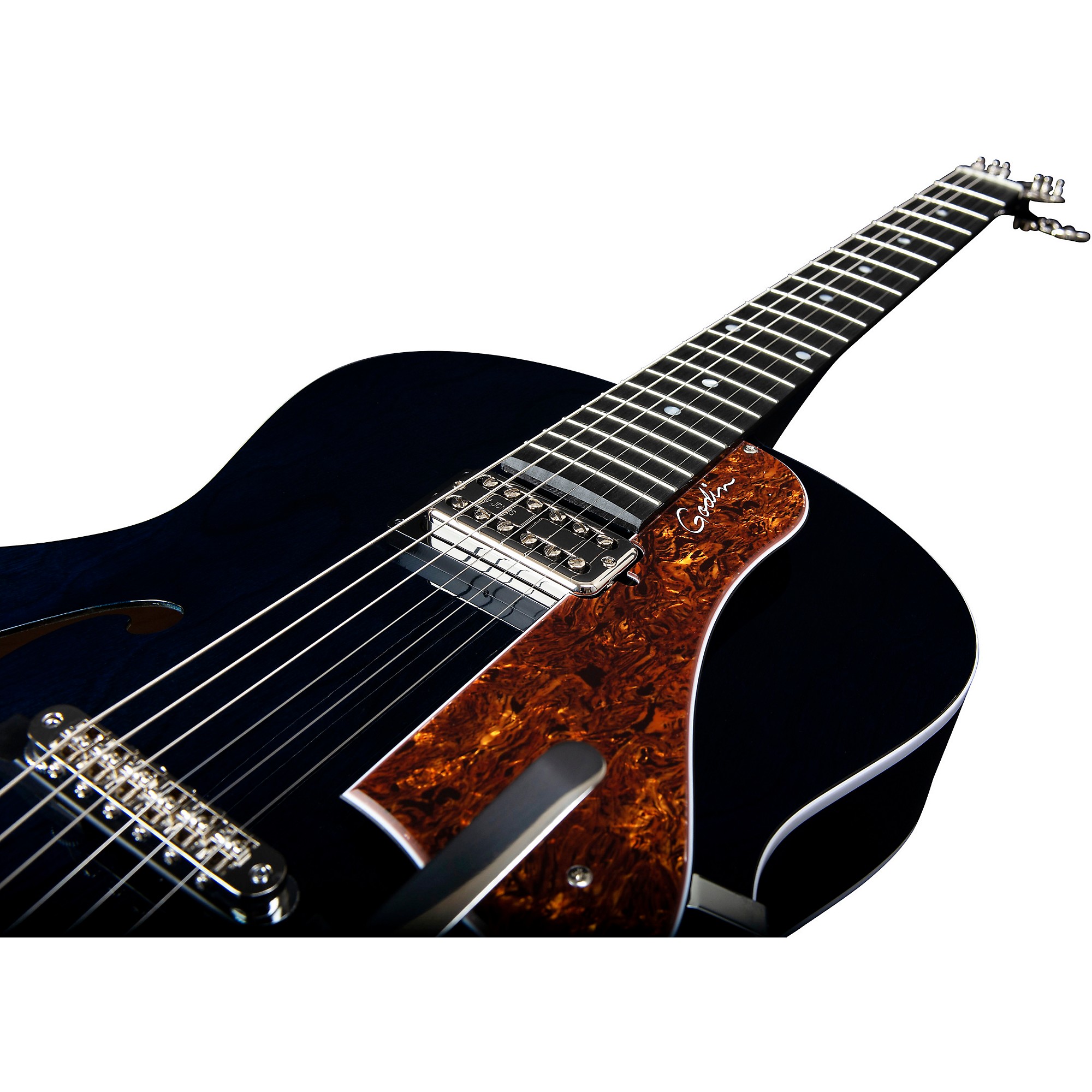 Godin 5th Avenue Night Club Hollow Body Electric Guitar Indigo