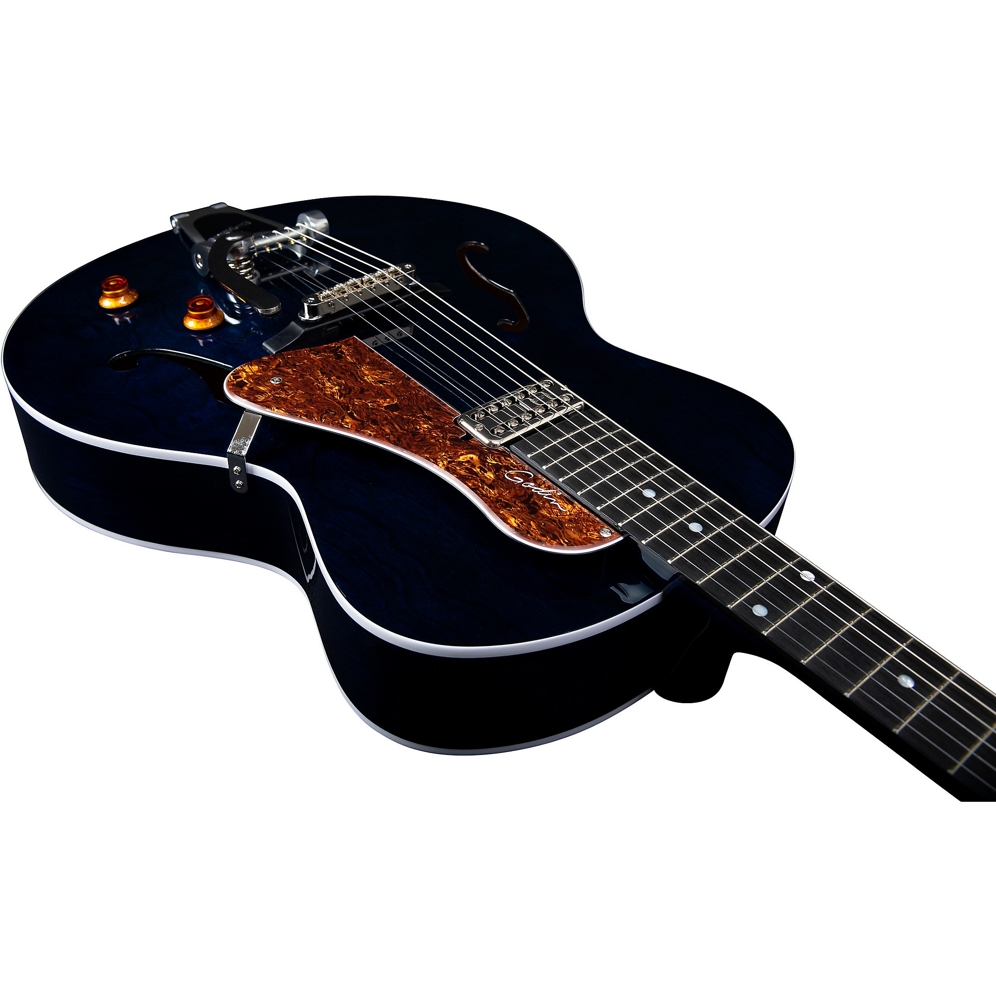 Godin 5th Avenue Night Club Hollow Body Electric Guitar Indigo
