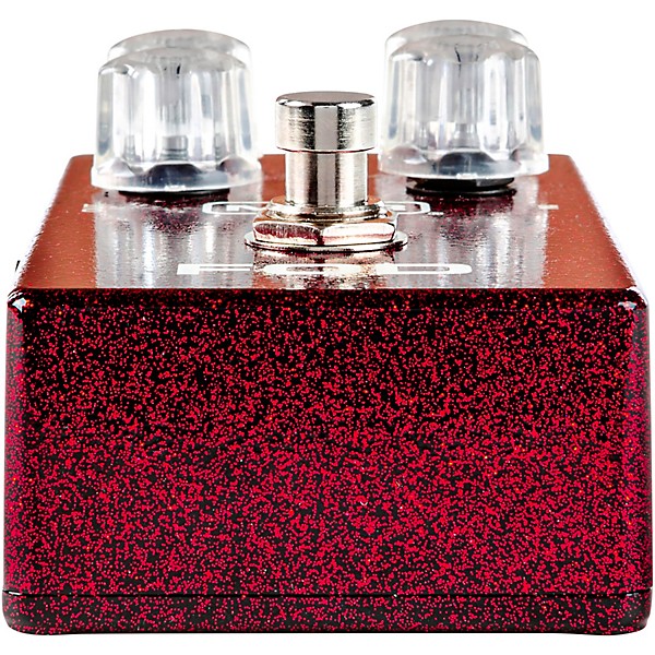 MXR FOD Drive Deep Red Sparkle With Free Barefoot Button Silver V1 Guitar Center Standard Footswitch Cap