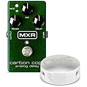 Mxr M169 Carbon Copy Analog Delay Guitar Effects Pedal With Free Barefoot Button Silver V1 Guitar Center Standard Footswitch Cap for sale