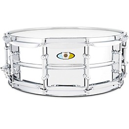 Ludwig Supralite Steel Snare Drum 13 x 6 in. Ludwig Supralite Steel Snare Drum 14 x 5.5 in.