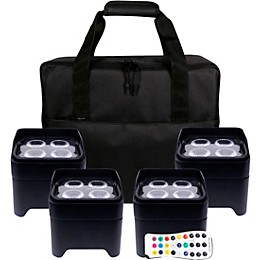 ColorKey MobilePar Mini Hex 4 Bundle 4-Pack With Carrying Case