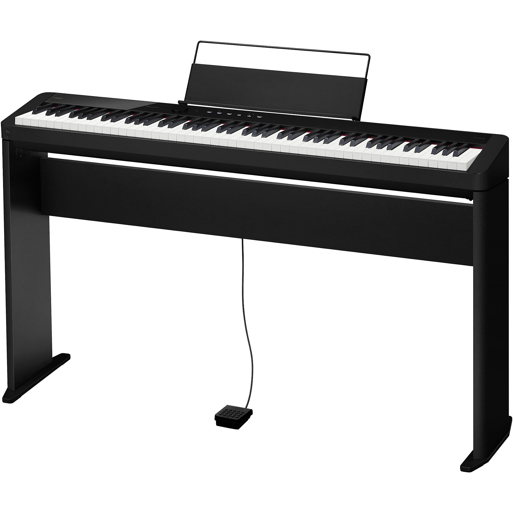 Casio PX-S1100 Privia Digital Piano With CS-68 Stand Black 