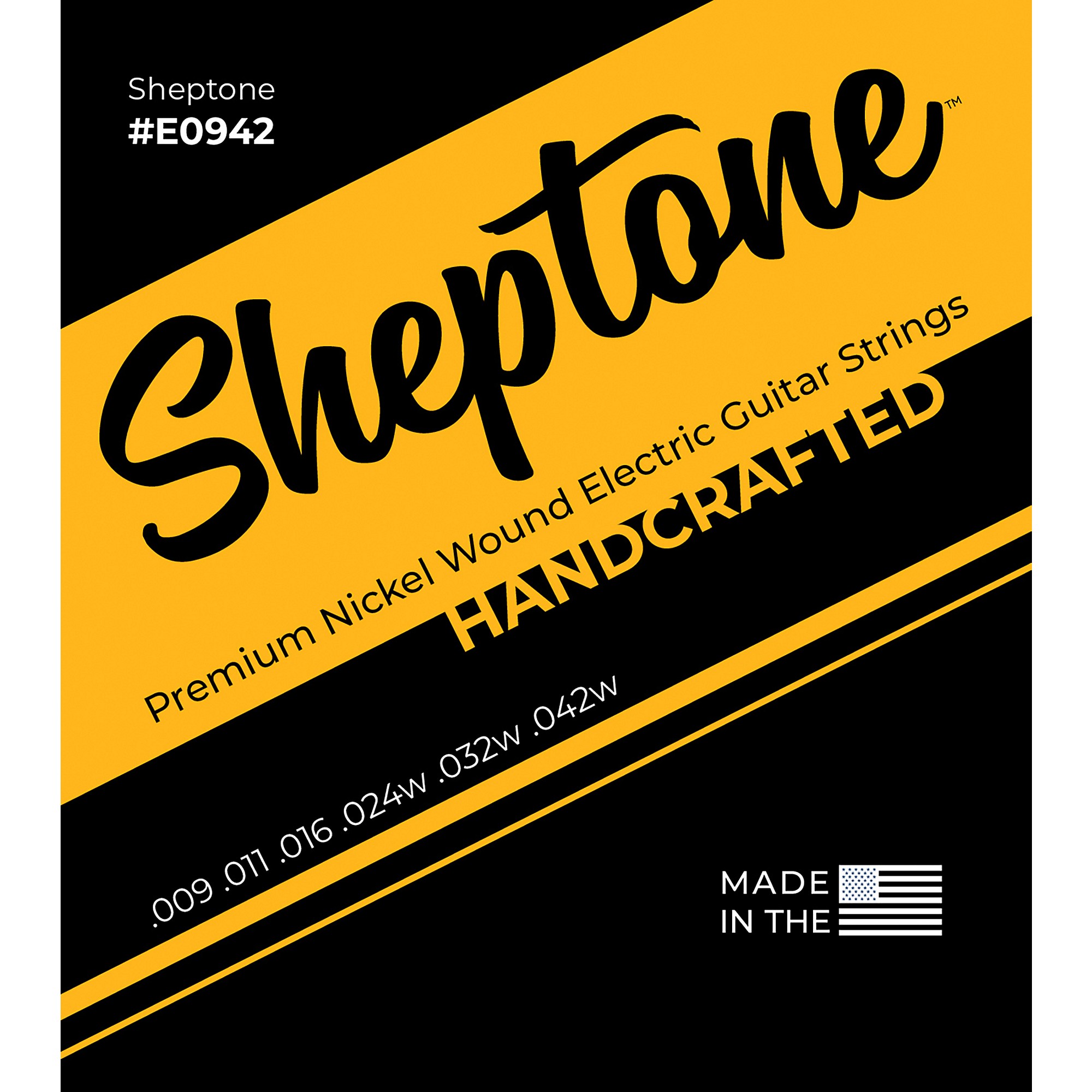 Sheptone Nickel Plated Electric Guitar Strings Light 9 42