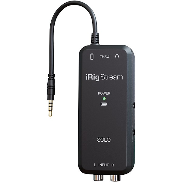IK Multimedia iRig Stream Solo Audio Interfaces for iOS Mac and