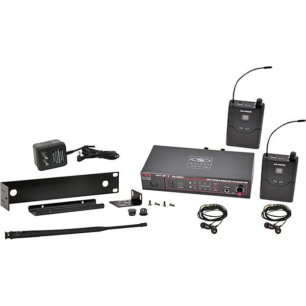 Galaxy Audio AS-950-2 Twin Pack Wireless In-Ear Monitor System Band N