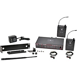 Galaxy Audio AS-950-2 Twin Pack Wireless In-Ear Monitor System Band P2