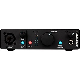 Arturia MiniFuse 1 USB Audio Interface, Black