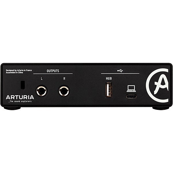 Arturia MiniFuse 1 USB Audio Interface, Black