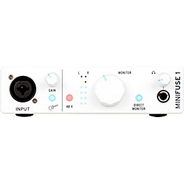 Arturia MiniFuse 1 USB Audio Interface, White