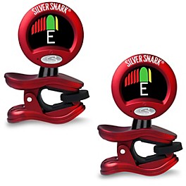 Snark Red Silver Snark Rechargeable Clip-on Tuner 2-Pack