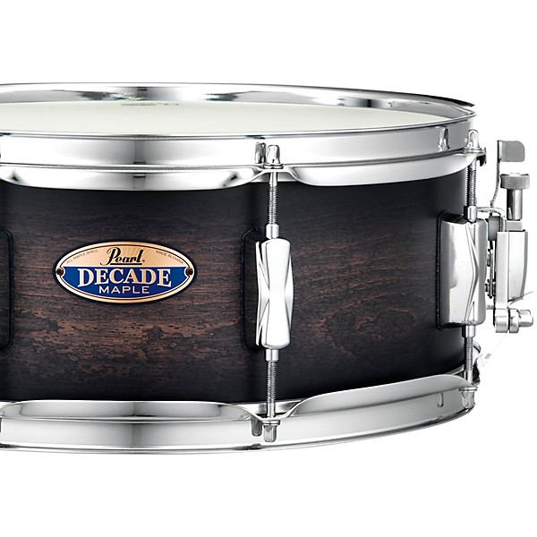 Pearl Decade Maple Snare Drum 14 x 5.5 in. Satin Black Burst