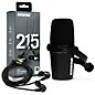 Shure MV7-K USB Microphone and SE215 Earphones Content Creator Bundle Black thumbnail