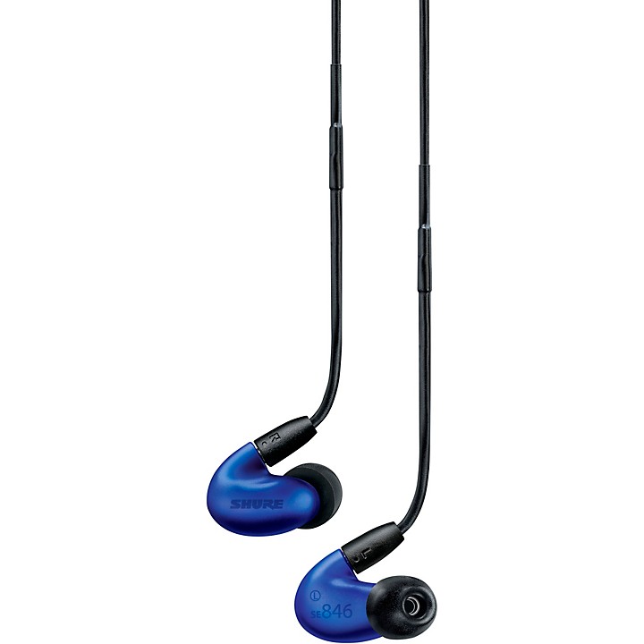 Open Box Shure SE846 UNI Sound Isolating Earphones Blue