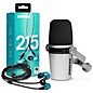 Shure MV7-S USB Microphone and SE215 Earphones Content Creator Bundle Blue thumbnail