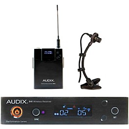 ... Audix AP41 SAX Wireless Microphone System with R41 Diversity Receiver, B60 Bodypack and ADX20I Clip-on Condenser Microphone Band A