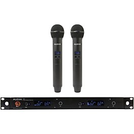 ... Audix AP42 OM5 Dual Handheld Wireless Microphone System with R42 Two Channel Diversity Receiver and Two H60/OM5 Handheld Transmitters Band A