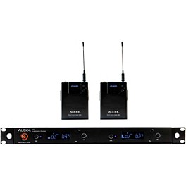 ... Audix AP42 BP Wireless Microphone System with R42 Two Channel Diversity Receiver and Two B60 Bodypack Transmitter (Microphone Not Included) Band A