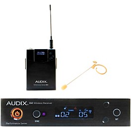 ... Audix AP41 HT7 Wireless Microphone System with R41 Diversity Receiver, B60 Bodypack and HT7 Headworn Microphone Band A Black