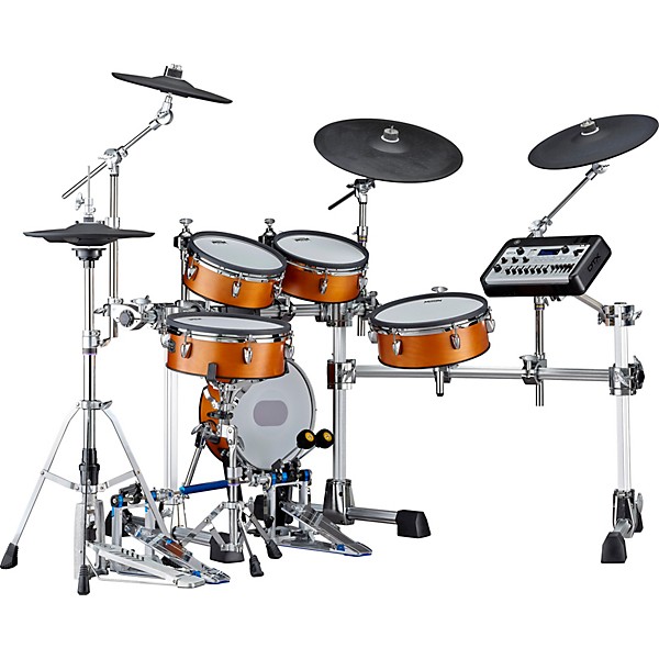 Yamaha DTX10K Electronic Drum Kit With Mesh Heads Real Wood